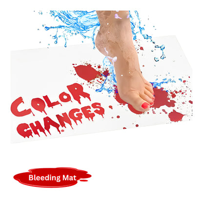 Halloween Red Blood Mat