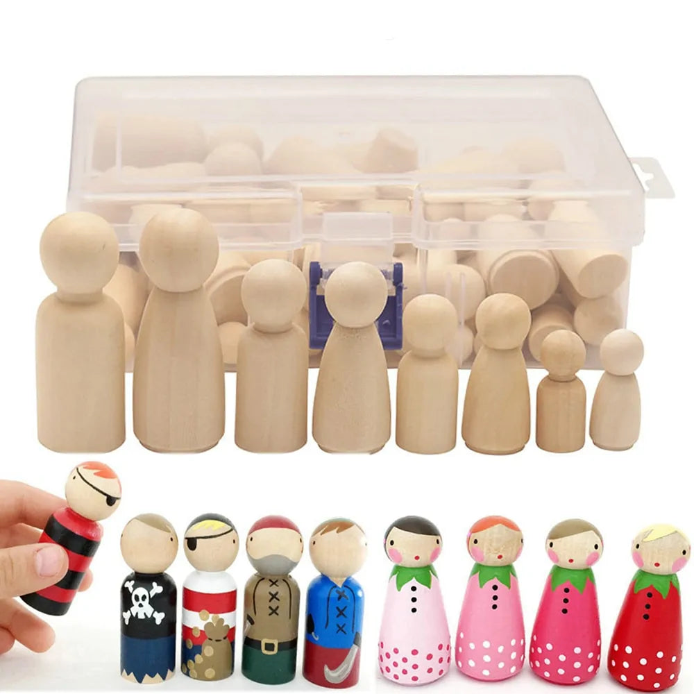 Wooden Peg Dolls